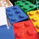 Delwedd o lego â logo'r ŵyl. / Picture of lego with Festival logo.