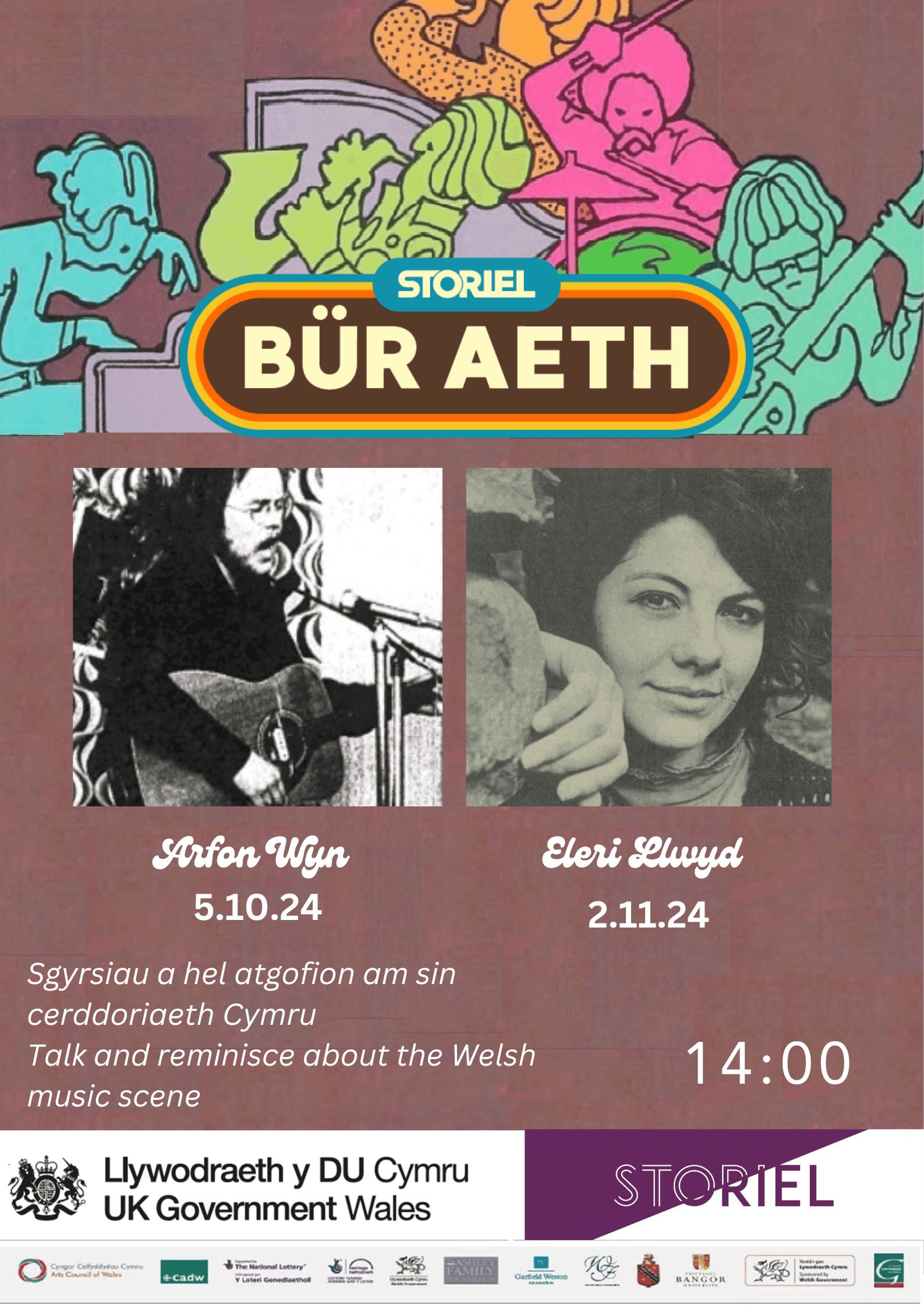 Sgwrs Bür Aeth #5 Eleri Llwyd : Atgofion trwy ganeuon