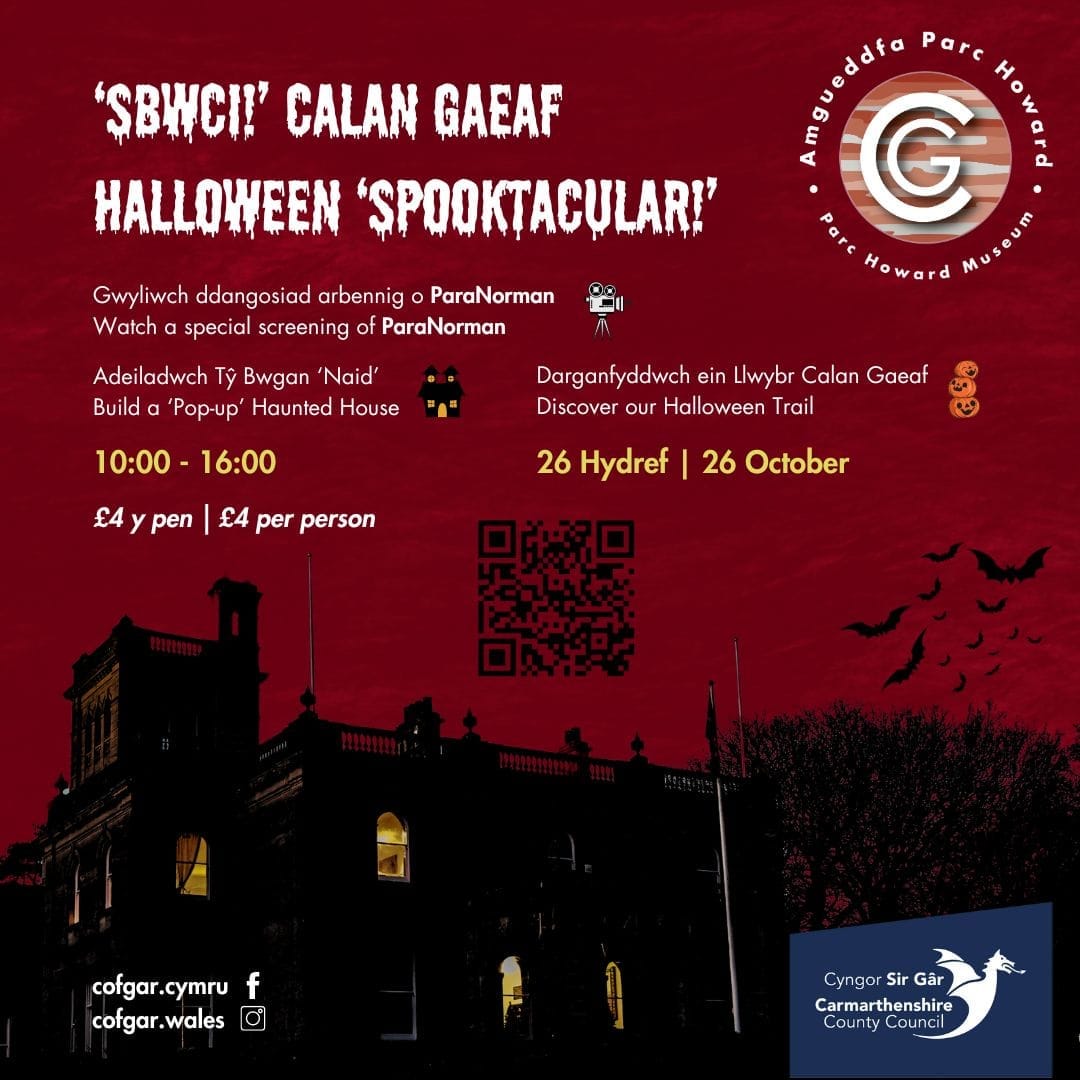 'Sbwci!' Calan Gaeaf