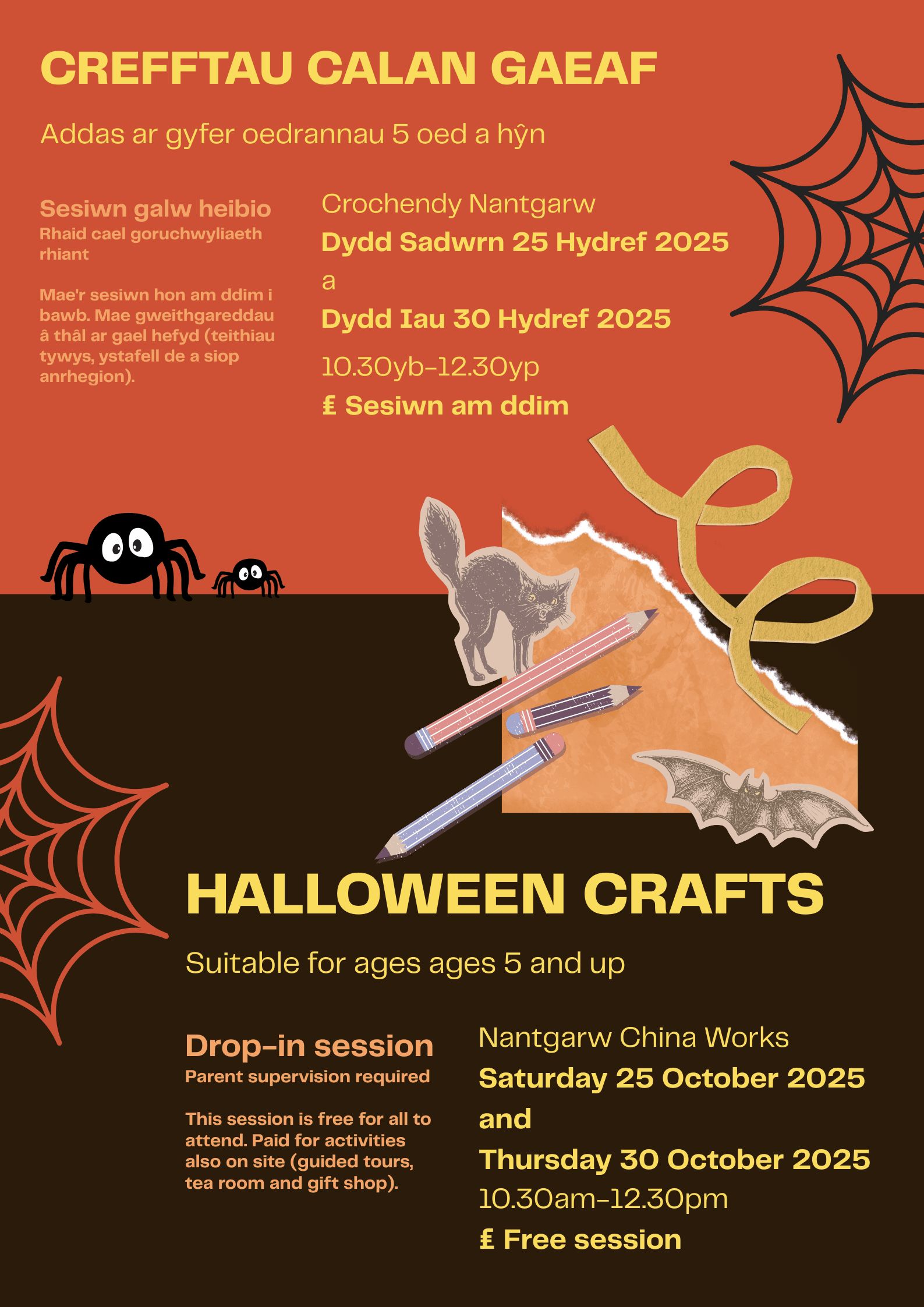 Halloween Crafts at Nantgarw China Works