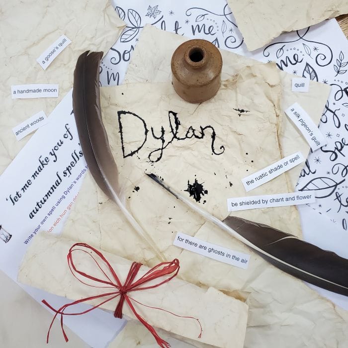Drop-in Family Workshop: ‘Autumnal Spells’ Quivering quills and spooky spells.